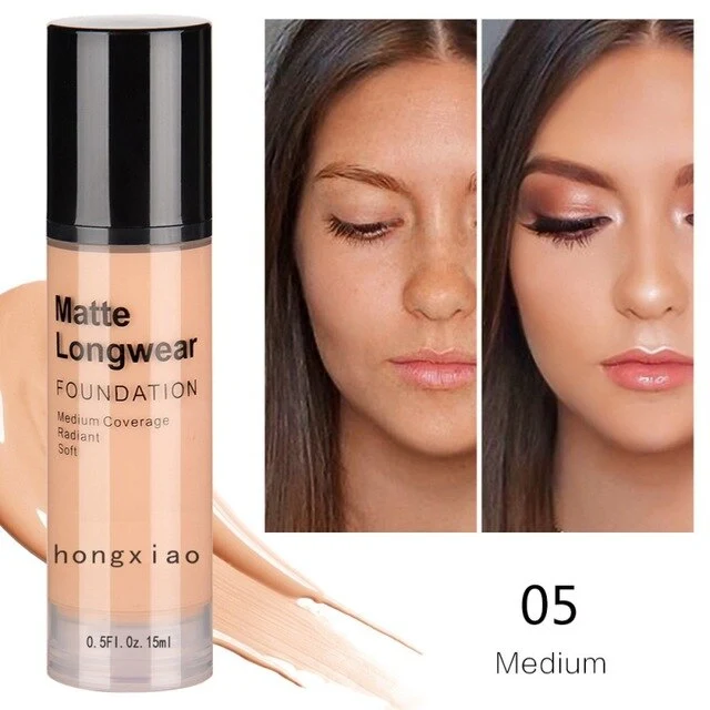 Matte Liquid Foundation Moisturizing Hide Pores Cover Freckles Scars For Skin Tone Makeup Foundation Face Makeup