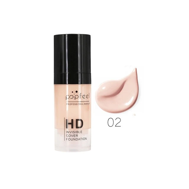 POPFEEL New Face Liquid Foundation Makeup Base Foundation BB Cream Concealer Whitening Moisturizer Oil-control Maquiagem