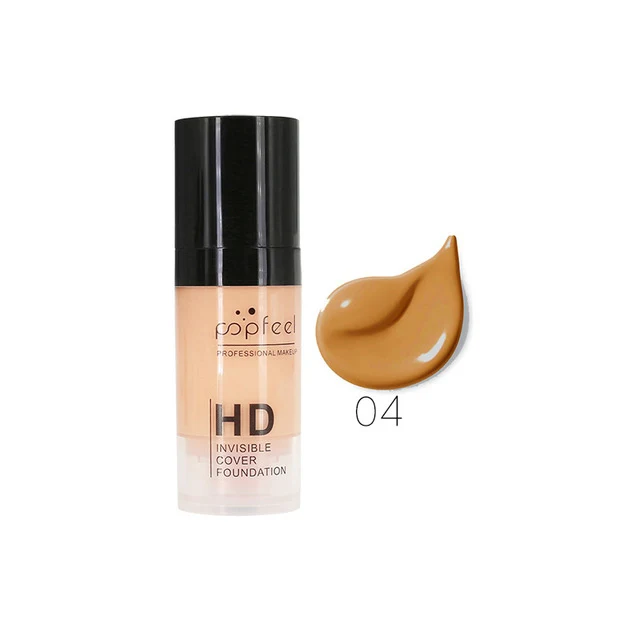 POPFEEL New Face Liquid Foundation Makeup Base Foundation BB Cream Concealer Whitening Moisturizer Oil-control Maquiagem
