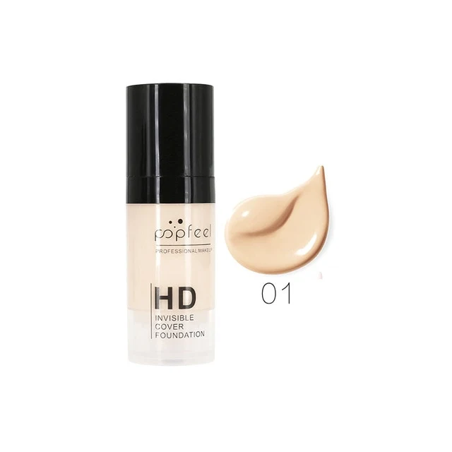 POPFEEL New Face Liquid Foundation Makeup Base Foundation BB Cream Concealer Whitening Moisturizer Oil-control Maquiagem