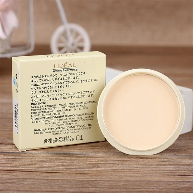 Transparent Pressed Powder Long Lasting Oil Control Face Foundation Waterproof Whitening Skin Finish Concealer