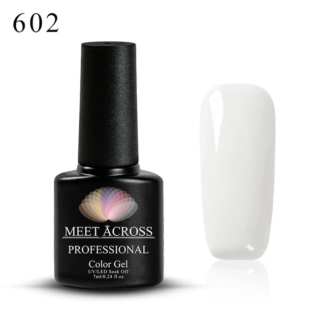 MEET ACROSS 8ml Glitter Nail Gel Holographic Gel Polish Dazzling Shining Gel Varnish UV LED Soak Off Nail Art Manicure
