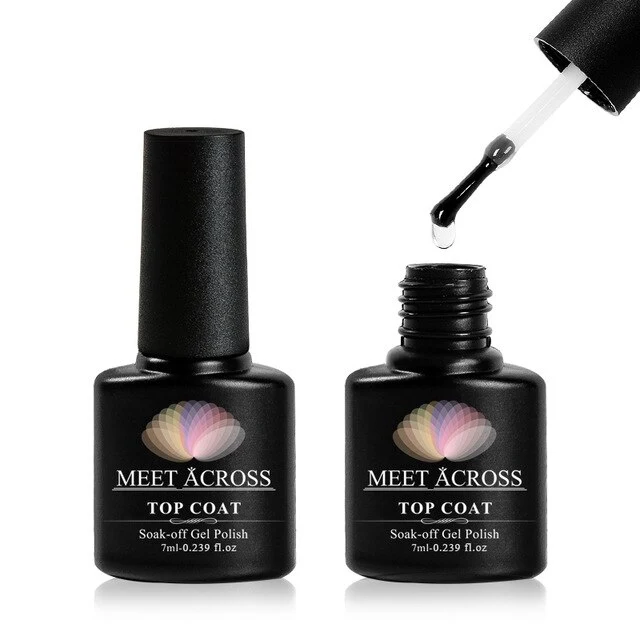 MEET ACROSS 8ml Glitter Nail Gel Holographic Gel Polish Dazzling Shining Gel Varnish UV LED Soak Off Nail Art Manicure