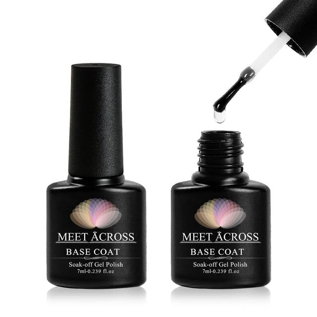 MEET ACROSS 8ml Glitter Nail Gel Holographic Gel Polish Dazzling Shining Gel Varnish UV LED Soak Off Nail Art Manicure