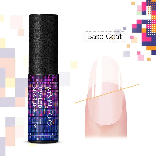 MSRUIOO 5ml Color Changing UV Gel Polish Sequins Thermal Nail Gel Matte Top Coat Soak Off Nail Art Gel Polish Varnish