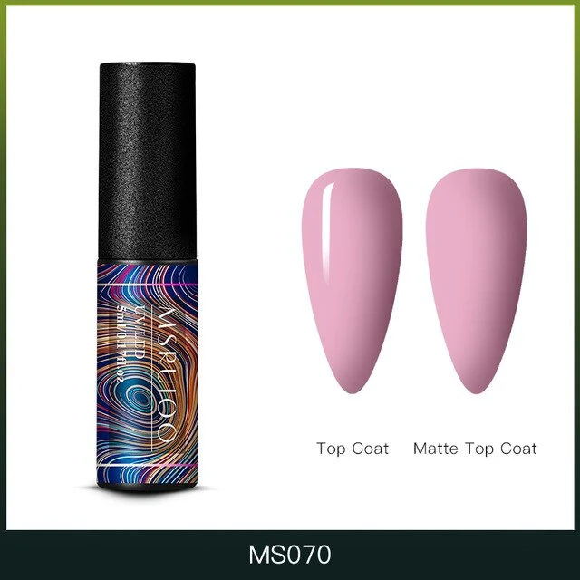 MSRUIOO 5ml Color Changing UV Gel Polish Sequins Thermal Nail Gel Matte Top Coat Soak Off Nail Art Gel Polish Varnish