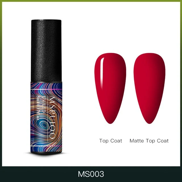 MSRUIOO 5ml Color Changing UV Gel Polish Sequins Thermal Nail Gel Matte Top Coat Soak Off Nail Art Gel Polish Varnish