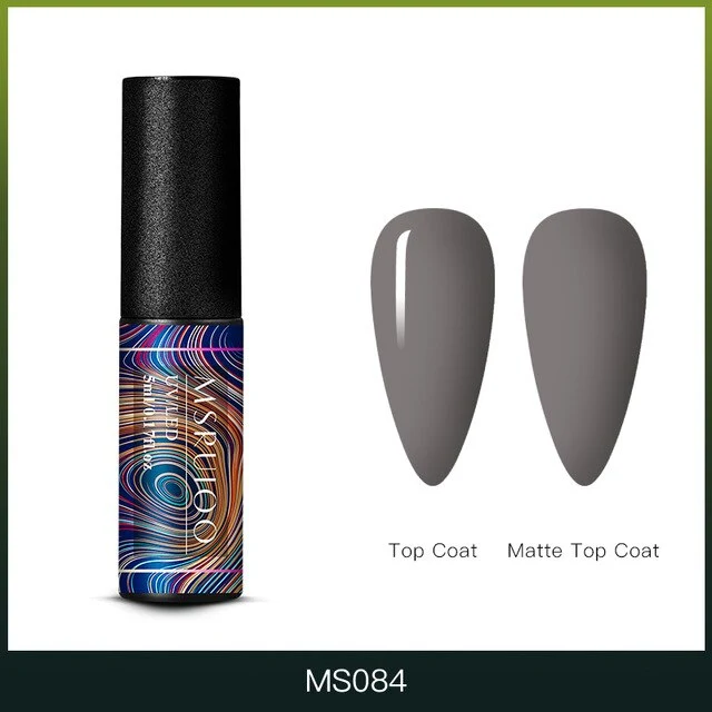 MSRUIOO 5ml Color Changing UV Gel Polish Sequins Thermal Nail Gel Matte Top Coat Soak Off Nail Art Gel Polish Varnish