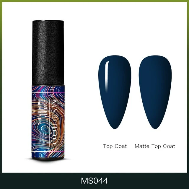 MSRUIOO 5ml Color Changing UV Gel Polish Sequins Thermal Nail Gel Matte Top Coat Soak Off Nail Art Gel Polish Varnish