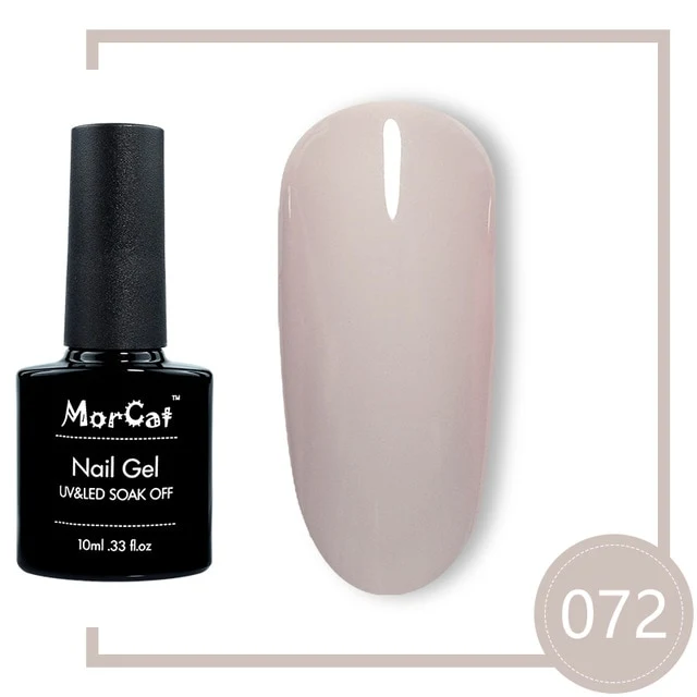 MorCat Top And Base Coat 10ml Gel Nail Polish UV Transparent Nail Gel Soak Off No Wipe Primer Gel Varnishes Lacquer Nail Art