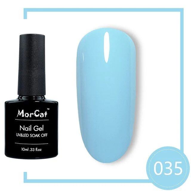 MorCat Top And Base Coat 10ml Gel Nail Polish UV Transparent Nail Gel Soak Off No Wipe Primer Gel Varnishes Lacquer Nail Art