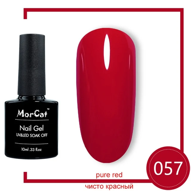 MorCat Top And Base Coat 10ml Gel Nail Polish UV Transparent Nail Gel Soak Off No Wipe Primer Gel Varnishes Lacquer Nail Art