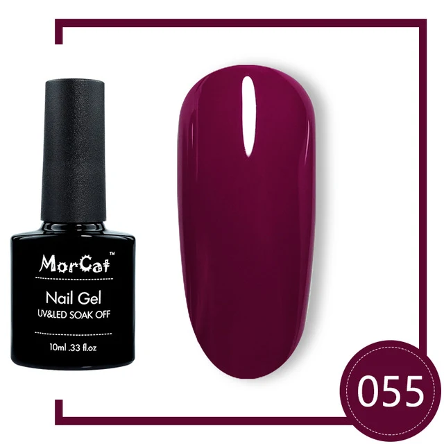 MorCat Top And Base Coat 10ml Gel Nail Polish UV Transparent Nail Gel Soak Off No Wipe Primer Gel Varnishes Lacquer Nail Art