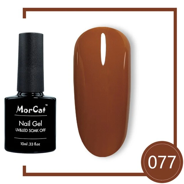 MorCat Top And Base Coat 10ml Gel Nail Polish UV Transparent Nail Gel Soak Off No Wipe Primer Gel Varnishes Lacquer Nail Art