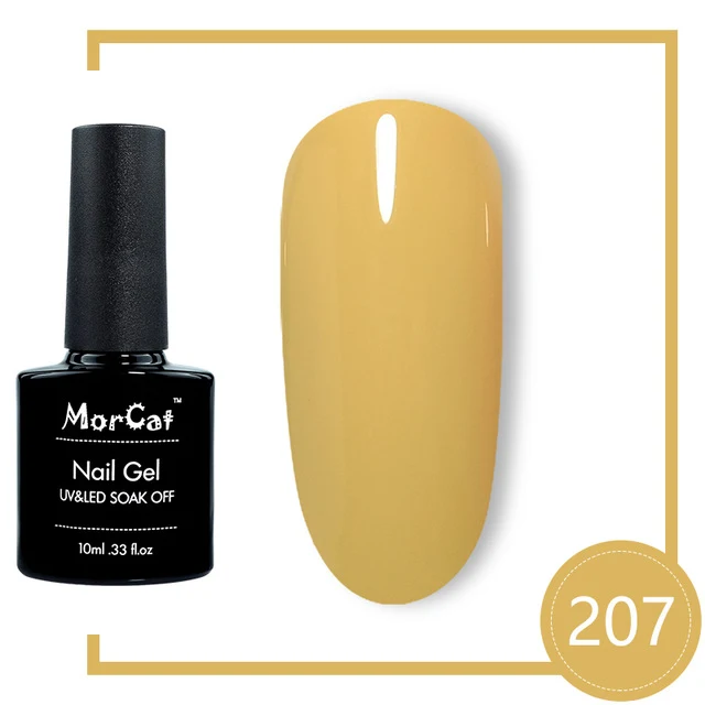 MorCat Top And Base Coat 10ml Gel Nail Polish UV Transparent Nail Gel Soak Off No Wipe Primer Gel Varnishes Lacquer Nail Art