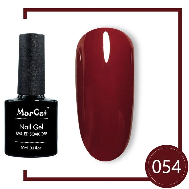 MorCat Top And Base Coat 10ml Gel Nail Polish UV Transparent Nail Gel Soak Off No Wipe Primer Gel Varnishes Lacquer Nail Art