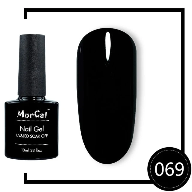 MorCat Top And Base Coat 10ml Gel Nail Polish UV Transparent Nail Gel Soak Off No Wipe Primer Gel Varnishes Lacquer Nail Art