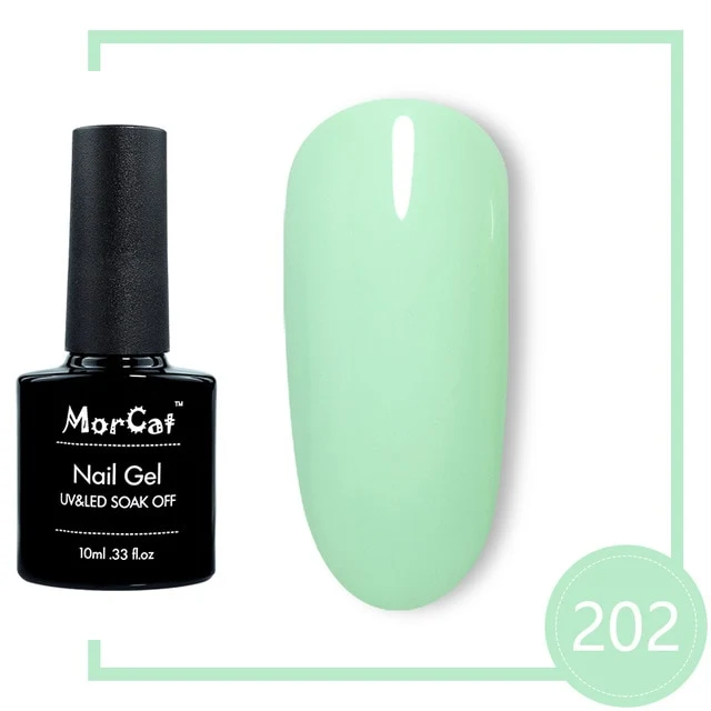 MorCat Top And Base Coat 10ml Gel Nail Polish UV Transparent Nail Gel Soak Off No Wipe Primer Gel Varnishes Lacquer Nail Art