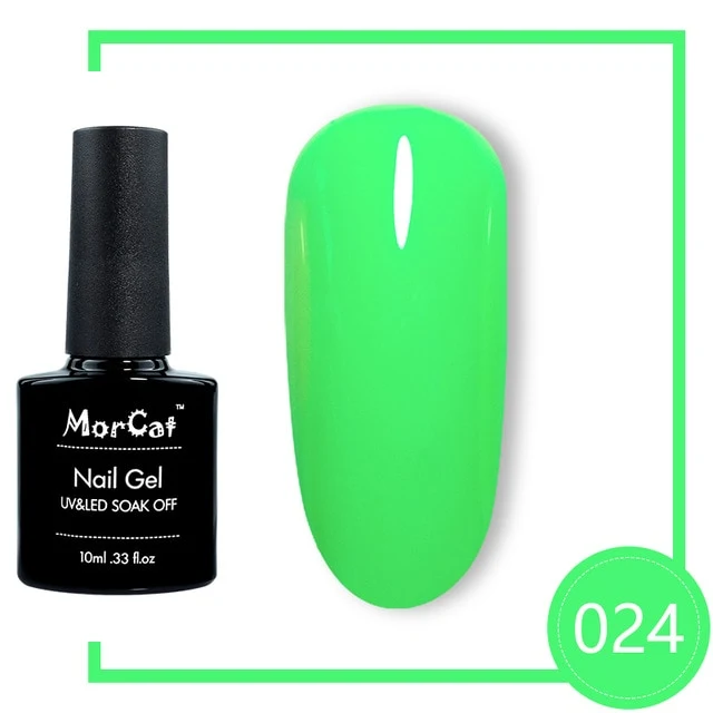 MorCat Top And Base Coat 10ml Gel Nail Polish UV Transparent Nail Gel Soak Off No Wipe Primer Gel Varnishes Lacquer Nail Art