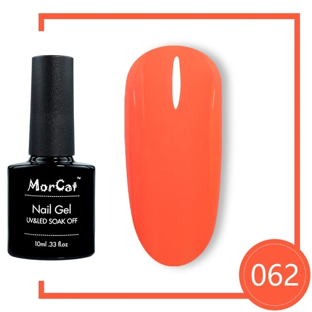 MorCat Top And Base Coat 10ml Gel Nail Polish UV Transparent Nail Gel Soak Off No Wipe Primer Gel Varnishes Lacquer Nail Art