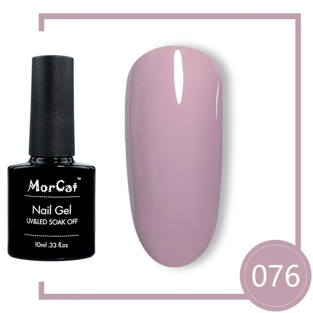 MorCat Top And Base Coat 10ml Gel Nail Polish UV Transparent Nail Gel Soak Off No Wipe Primer Gel Varnishes Lacquer Nail Art