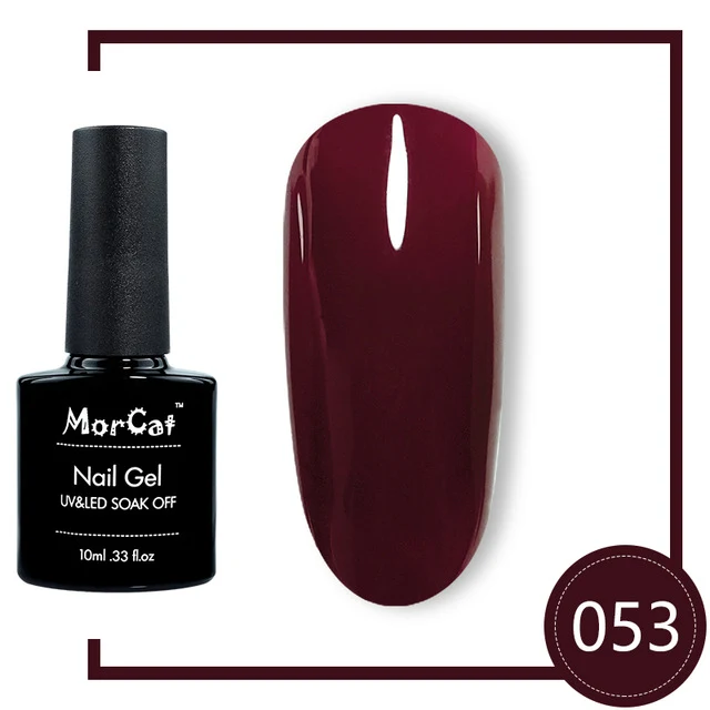 MorCat Top And Base Coat 10ml Gel Nail Polish UV Transparent Nail Gel Soak Off No Wipe Primer Gel Varnishes Lacquer Nail Art