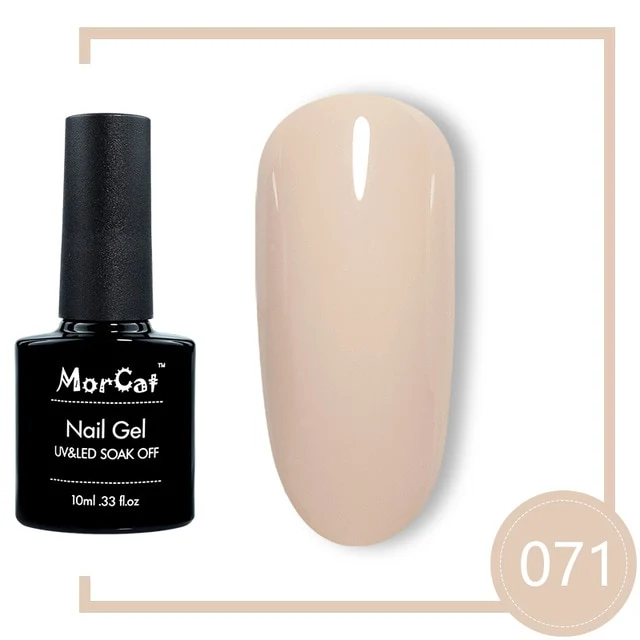 MorCat Top And Base Coat 10ml Gel Nail Polish UV Transparent Nail Gel Soak Off No Wipe Primer Gel Varnishes Lacquer Nail Art