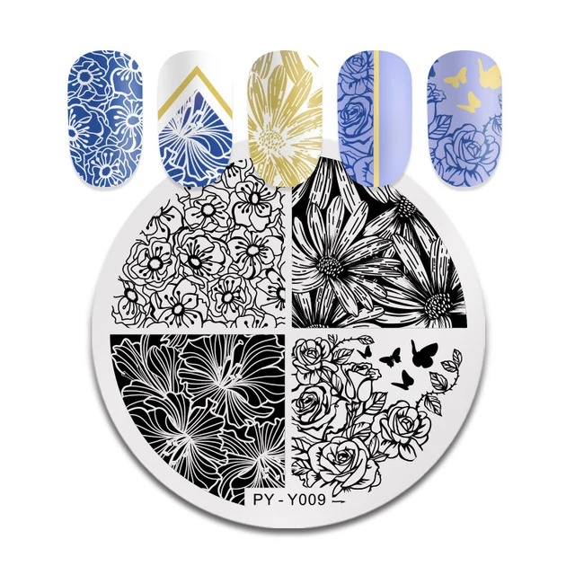 Pict You 8ml Stamping Nail Polish Pure Color Black White Red Nail Art Printing Varnish Manicure DIY Design Stamping Polish