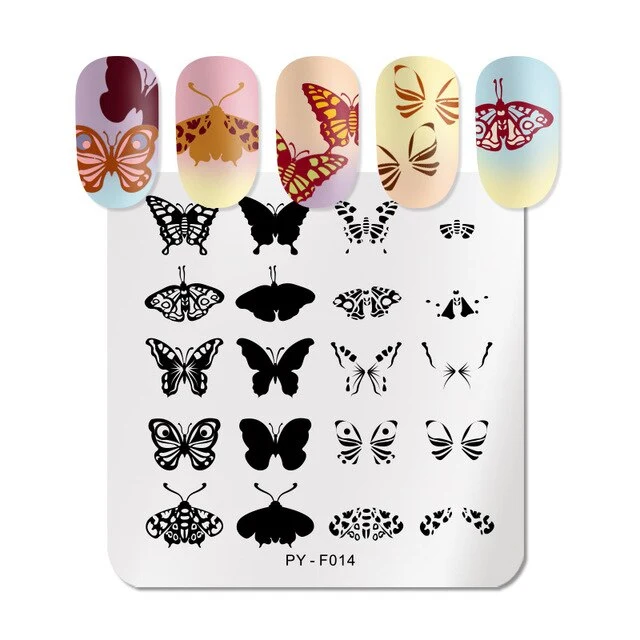 Pict You 8ml Stamping Nail Polish Pure Color Black White Red Nail Art Printing Varnish Manicure DIY Design Stamping Polish