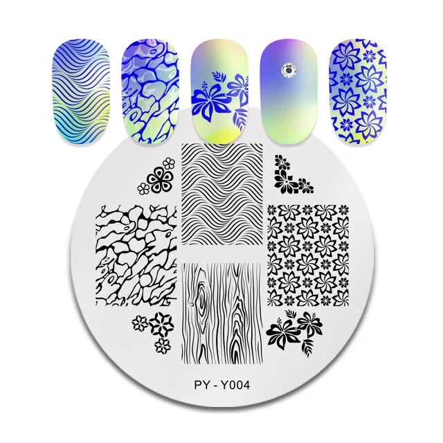 Pict You 8ml Stamping Nail Polish Pure Color Black White Red Nail Art Printing Varnish Manicure DIY Design Stamping Polish