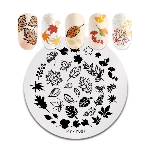 Pict You 8ml Stamping Nail Polish Pure Color Black White Red Nail Art Printing Varnish Manicure DIY Design Stamping Polish