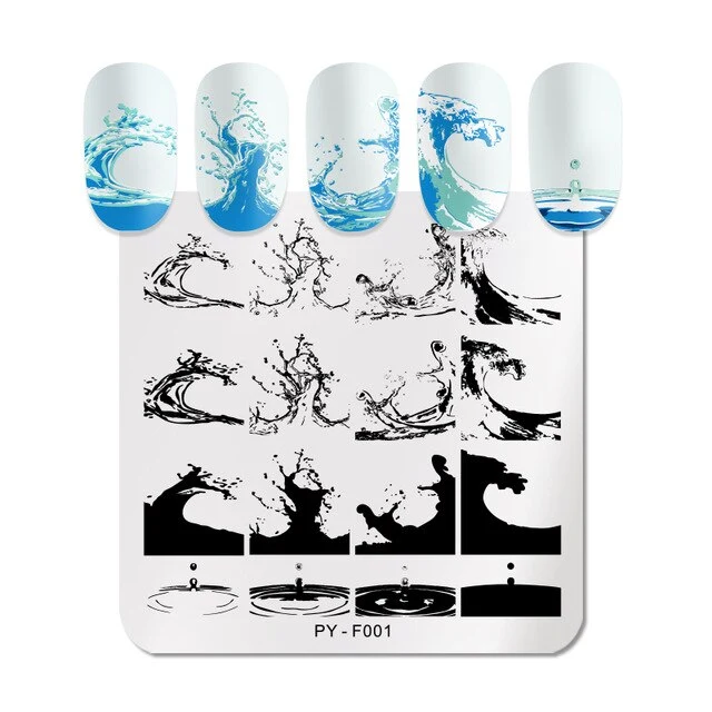 Pict You 8ml Stamping Nail Polish Pure Color Black White Red Nail Art Printing Varnish Manicure DIY Design Stamping Polish