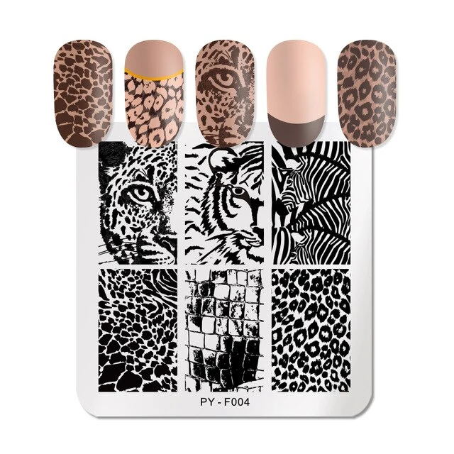Pict You 8ml Stamping Nail Polish Pure Color Black White Red Nail Art Printing Varnish Manicure DIY Design Stamping Polish