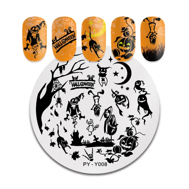 Pict You 8ml Stamping Nail Polish Pure Color Black White Red Nail Art Printing Varnish Manicure DIY Design Stamping Polish