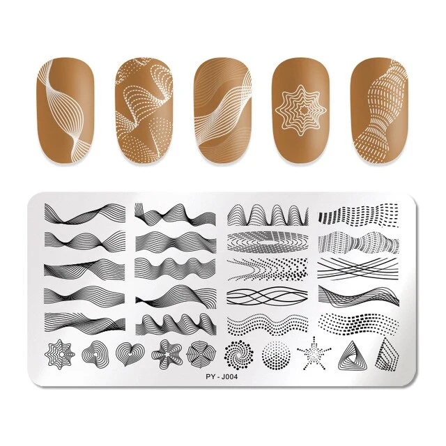 Pict You 8ml Stamping Nail Polish Pure Color Black White Red Nail Art Printing Varnish Manicure DIY Design Stamping Polish
