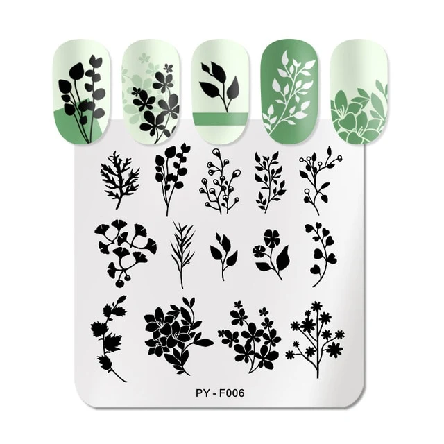 Pict You 8ml Stamping Nail Polish Pure Color Black White Red Nail Art Printing Varnish Manicure DIY Design Stamping Polish