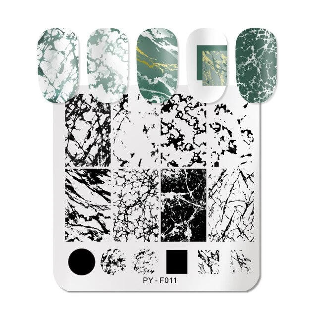 Pict You 8ml Stamping Nail Polish Pure Color Black White Red Nail Art Printing Varnish Manicure DIY Design Stamping Polish