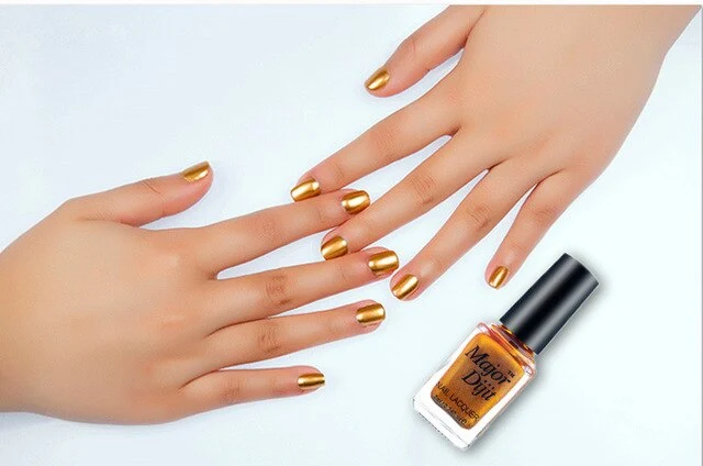 Nusx Metallic Nail Polish Magic Mirror Effect Chrome Nail Art Polish Varnish Exquisite 7ml Nail Polish For Women Quick Dry PO023