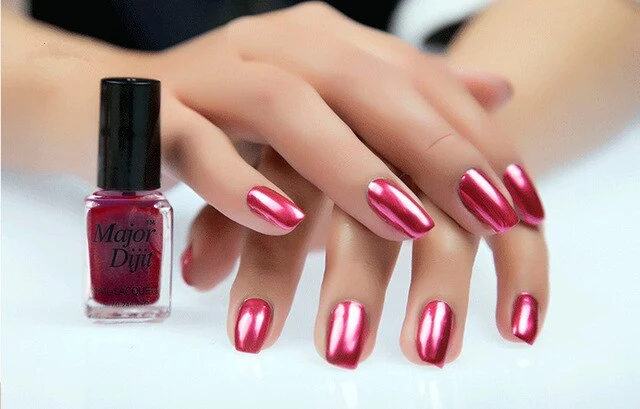 Nusx Metallic Nail Polish Magic Mirror Effect Chrome Nail Art Polish Varnish Exquisite 7ml Nail Polish For Women Quick Dry PO023