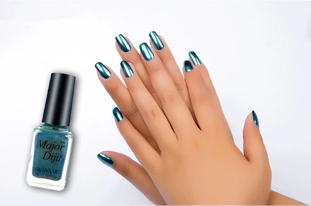 Nusx Metallic Nail Polish Magic Mirror Effect Chrome Nail Art Polish Varnish Exquisite 7ml Nail Polish For Women Quick Dry PO023