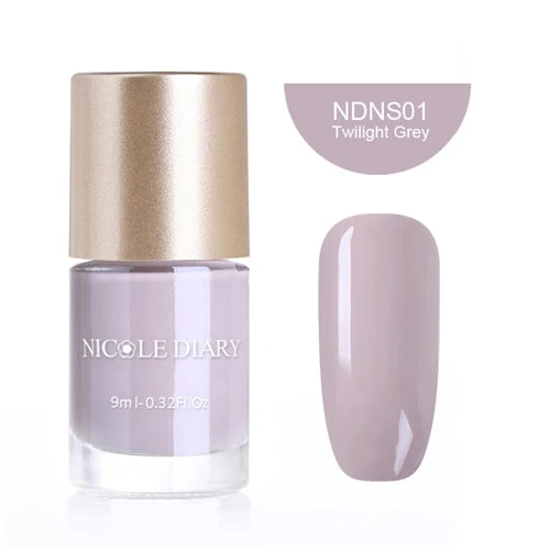 NICOLE DIARY 9ml Nail Polish Series Varnish Polish Quick Dry Eco-friendly Nail Art Lacquer 6 Colors