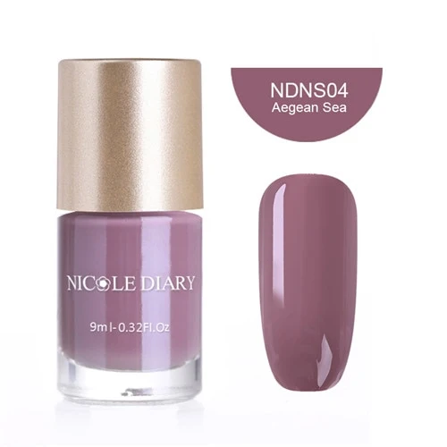 NICOLE DIARY 9ml Nail Polish Series Varnish Polish Quick Dry Eco-friendly Nail Art Lacquer 6 Colors