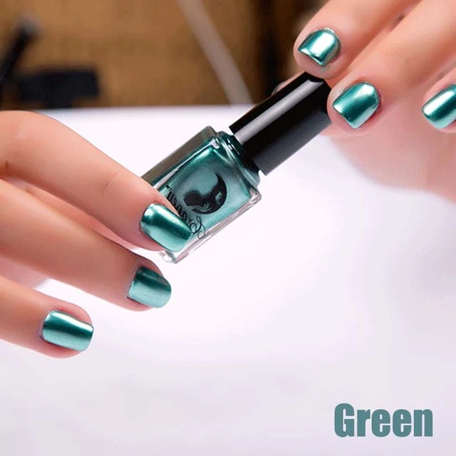 SEXYSHEEP 6ML Mirror Effect Metallic Nail Polish Purple Rose Gold Silver Chrome Nail Art Varnish For Nails Manicure Lacquer