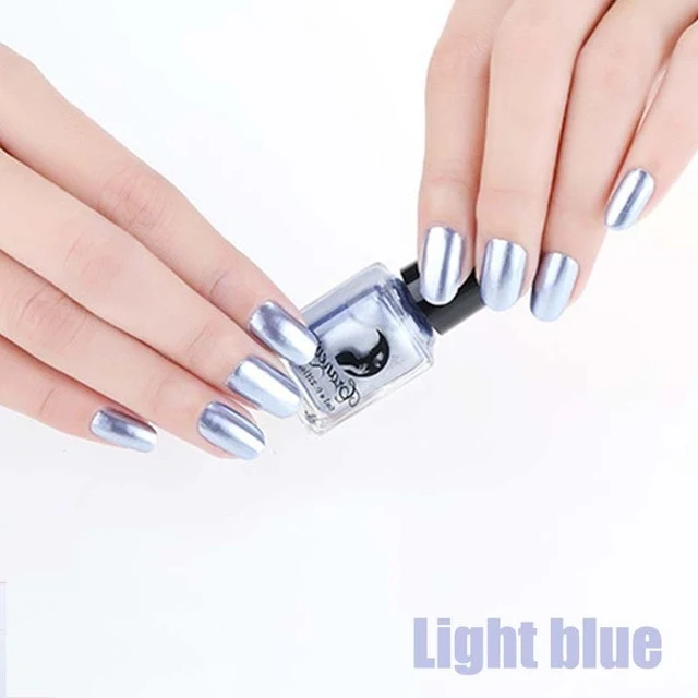 SEXYSHEEP 6ML Mirror Effect Metallic Nail Polish Purple Rose Gold Silver Chrome Nail Art Varnish For Nails Manicure Lacquer