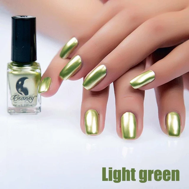 SEXYSHEEP 6ML Mirror Effect Metallic Nail Polish Purple Rose Gold Silver Chrome Nail Art Varnish For Nails Manicure Lacquer