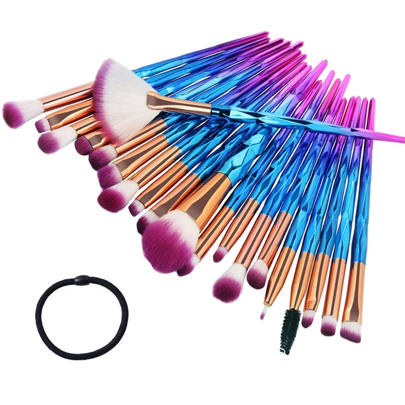 20PCS Professional makeup brushes set Foundation Eyebrow Eyeliner Blush Cosmetic Concealer Brushes hot useful foundation sets