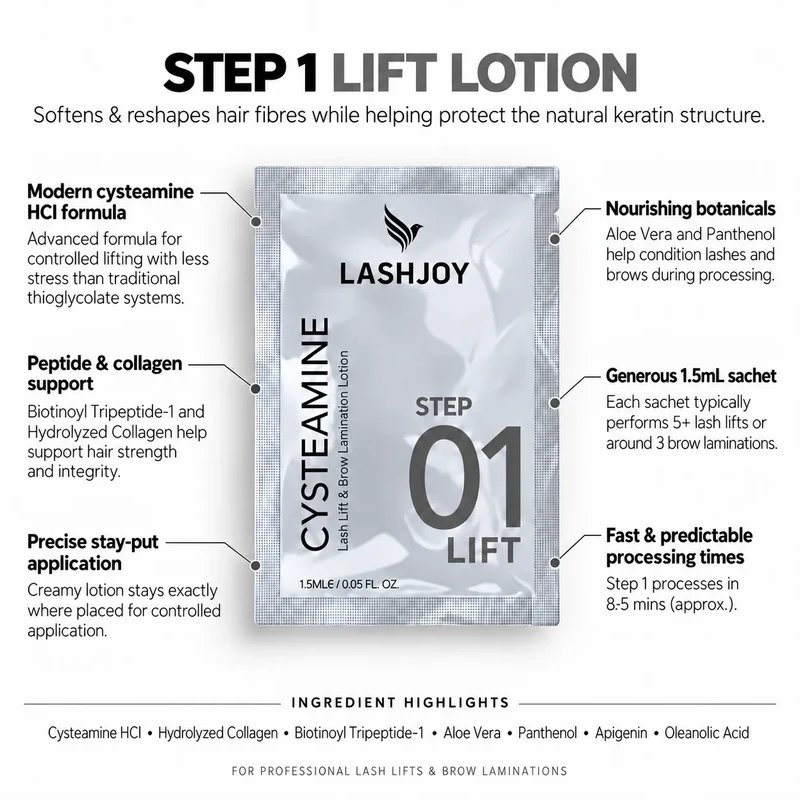 Lash Lift & Brow Lamination Kit - Step 1 LIFT (5 Pack)