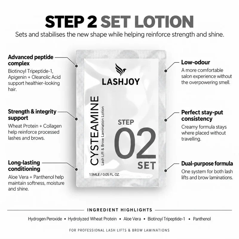 Lash Lift & Brow Lamination Kit - Step 2 SET (5 Pack)