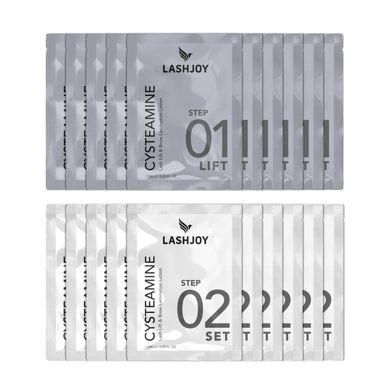 Lash Lift & Brow Lamination Kit - Step 1 LIFT & Step 2 SET (10 Pack)