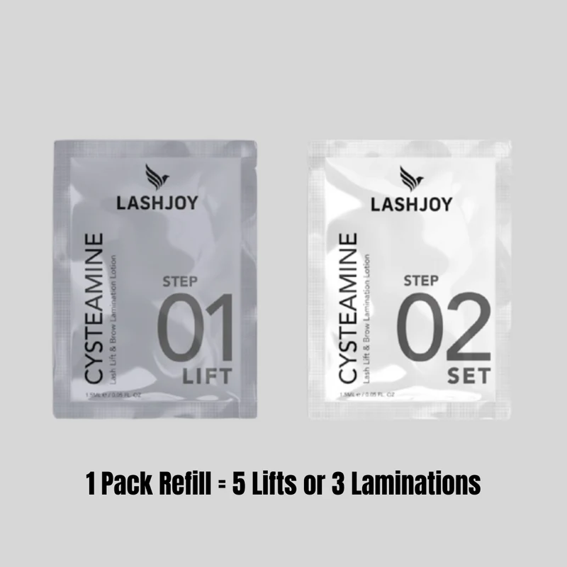 Lash Lift & Brow Lamination Kit - Step 1 LIFT & Step 2 SET (1 Pack)